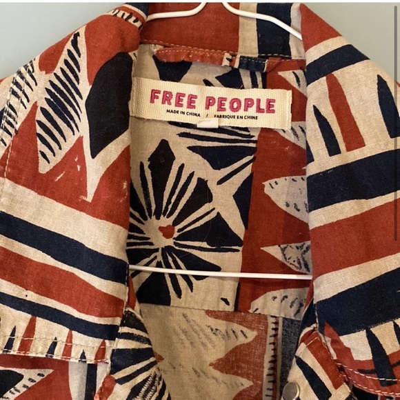 Free People Multicolor Patterned Jacket - Picture 2 of 4